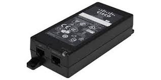 Cisco CTS-PWR-AIR-INJ5 PoE injector with RJ45 and LED lights