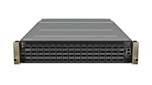 NVIDIA 42-bay server rack with 64x 400G QSFP56-DD ports
