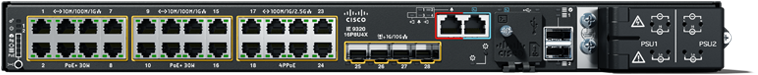 Cisco IE-9320-16P8U4X-A switch with PoE ports, mGig, and 10G SFP+ uplinks