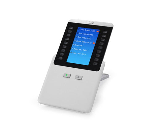 Cisco CP-BEKEM-W white key expansion module for 8800 Series IP phones