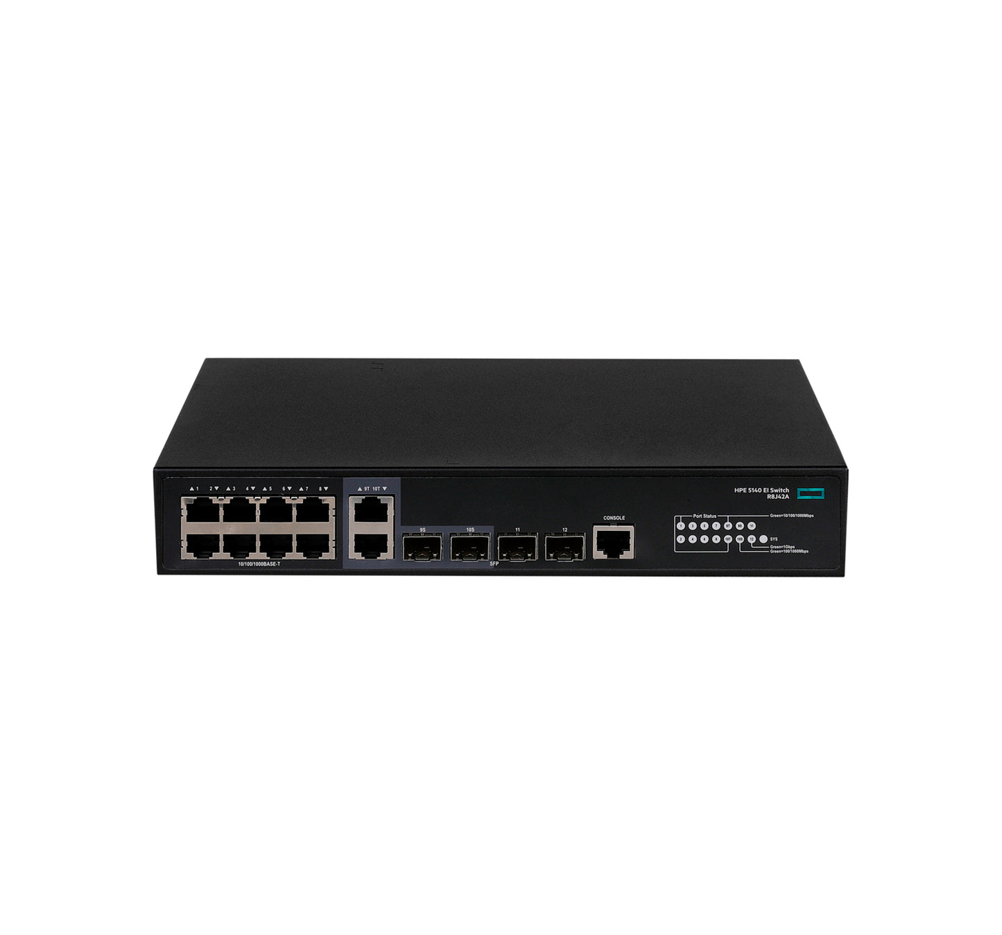 HPE R8J42A 8-port 1G Layer 3 managed switch with SFP and combo ports