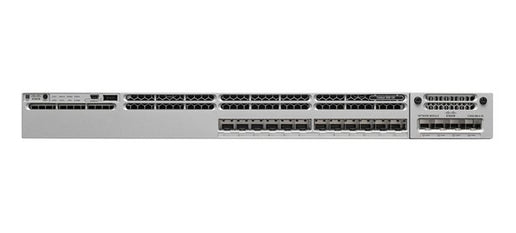 Cisco WS-C3850-12S-E | 12x GE SFP | No PoE | 4x1G/2x10G/4x10G uplinks (module) | IP Services