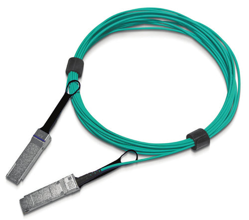 NVIDIA 980-9I45J-00H010 | 200G QSFP56 AOC | IB HDR/200GbE | 850nm | 10m | QSFP56 male↔QSFP56 male