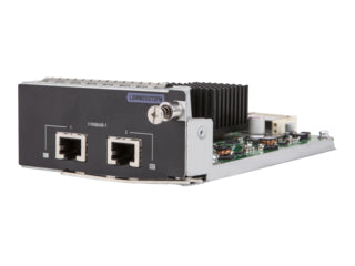 HPE JH156A black Cisco router with 2 Ethernet ports and heatsink