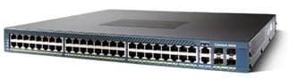 Cisco WS-C4948-10GE | 48x1G RJ-45 | PoE: None | 2x10G uplinks | license: IP Base or Enterprise Services