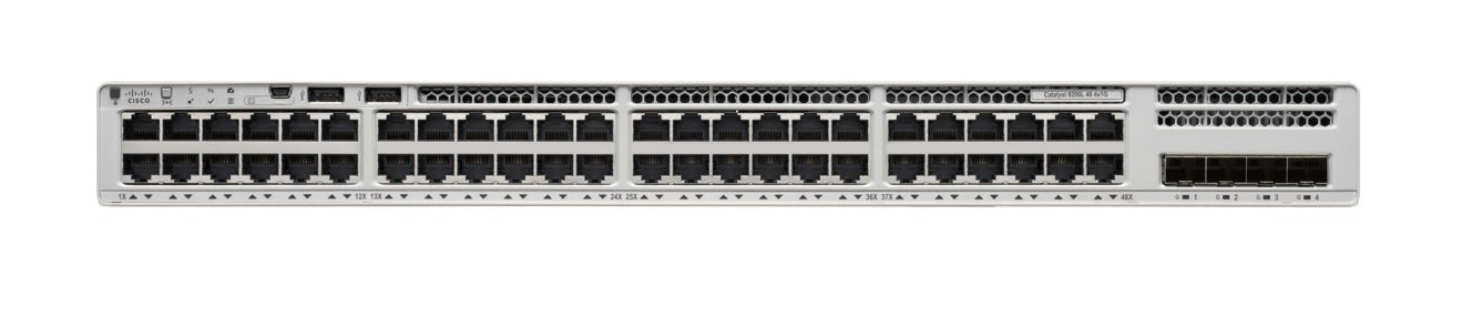 Cisco C9200L-48P-4G-A | 48x 1G PoE+ (802.3at) access, 4x 1G SFP uplinks, Network Advantage