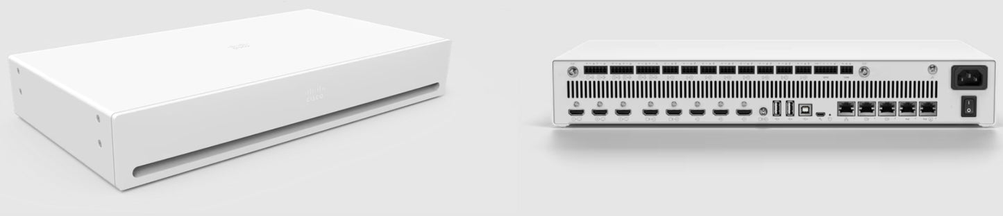 Cisco CS-CODEC-PRO-NR-K9 white 4K room codec router with ports