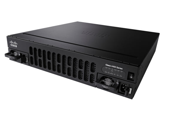 Cisco ISR4451-X-VSEC/K9 | 4x1G RJ45; 3xNIM, 2xSM; SD-WAN ready, optional LTE; license: VSEC (Voice+Security); PVDM4-64 DSP