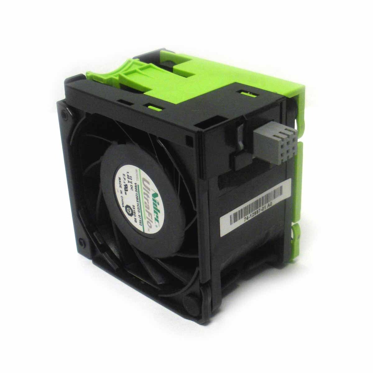 Cisco AIR-FAN-C240M4 black square fan with green accents for UCS C240 M4