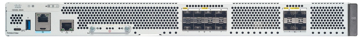 Cisco C8500L-8S4X black silver server rack with 8x 1G and 4x 10G SFP slots