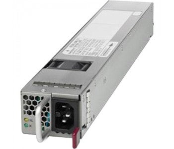 Cisco Catalyst 6840-X 750W AC hot-swappable PSU with silver unit, black connectors, and white spec label