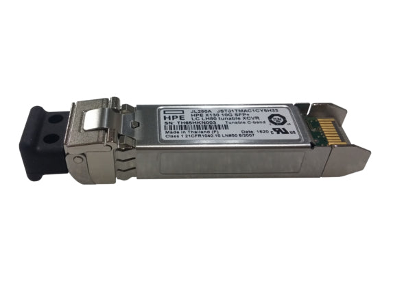 HPE JL250A 10G SFP+ DWDM C-band transceiver module 80km LC duplex