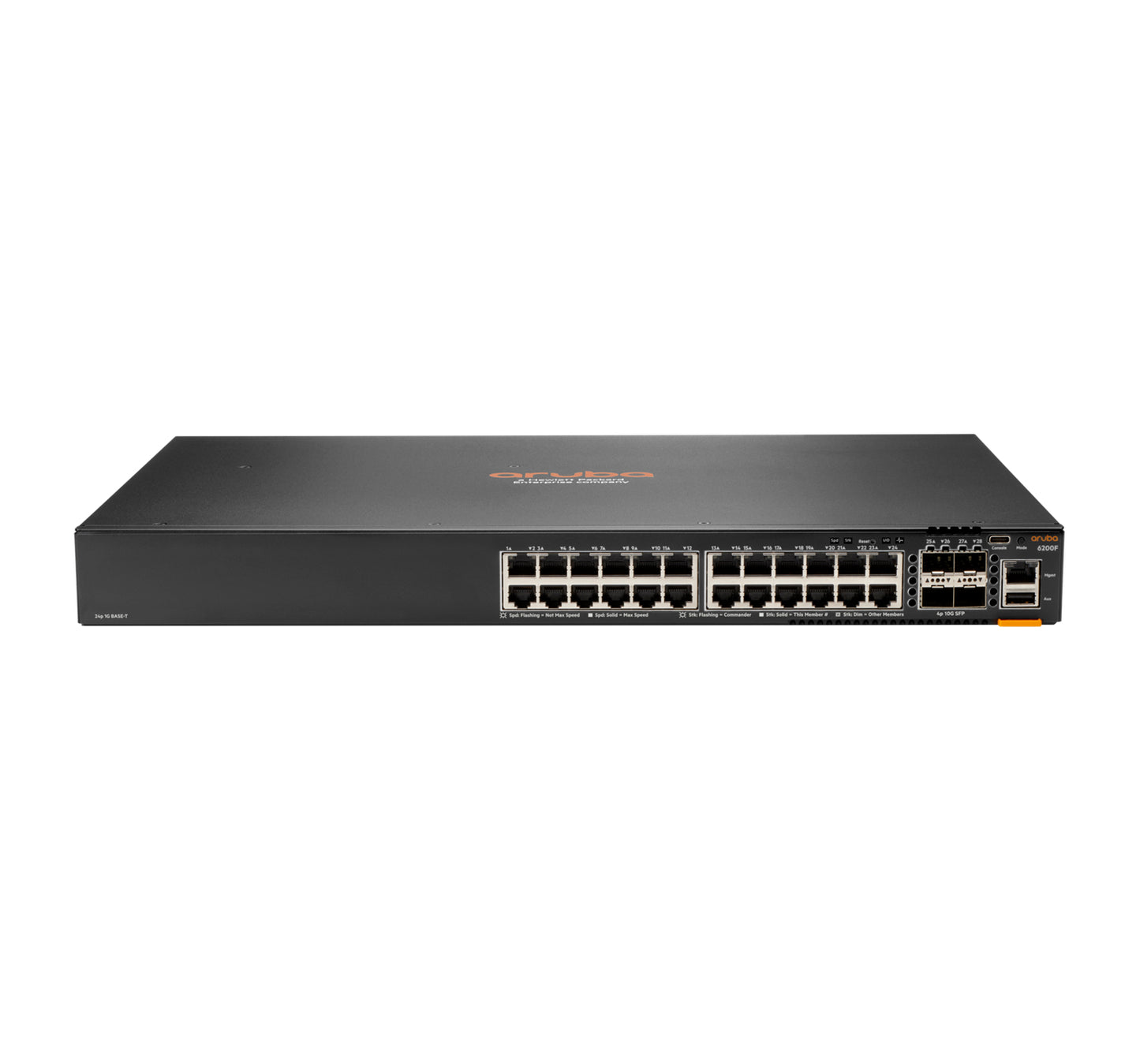 Aruba JL724B 24-port 1G network switch with 10G SFP+ uplinks