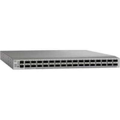 Cisco N3K-C3232C silver switch with 32x100G QSFP28 ports