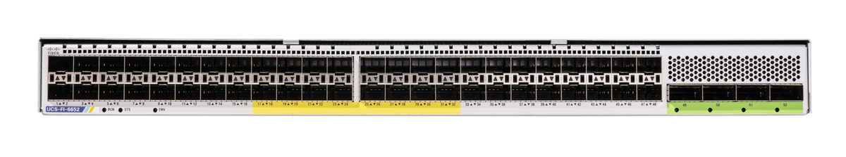Cisco UCS-FI-6652-U | UCS 6600 52-Port Fabric Interconnect, 10/25/50G, 64G FC