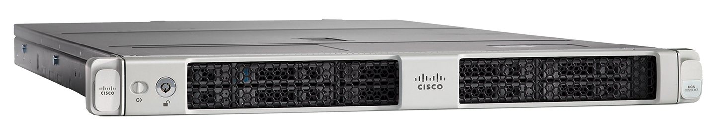 Cisco HCIAF220C-M7SN | 1U HCI all-flash NVMe node, Intel Xeon Scalable (M7), NVMe U.2 SSD, PCIe Gen4, 10/25GbE-ready