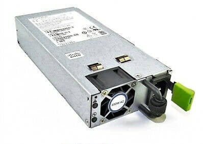 Cisco UCS-PSU-6332-DC 650W DC PSU with silver body, green handle, black fan