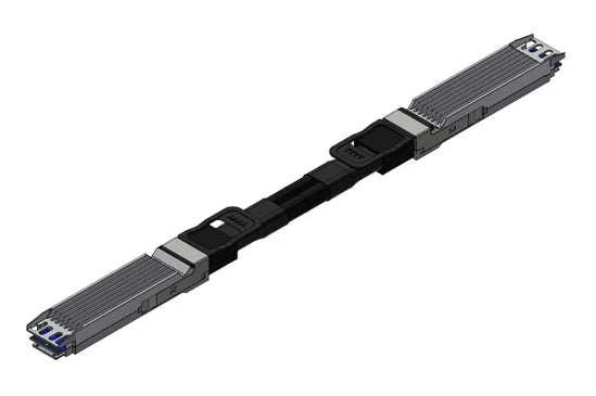 NVIDIA 980-9I602-00N005 400G OSFP AOC gray black modular connector 5m