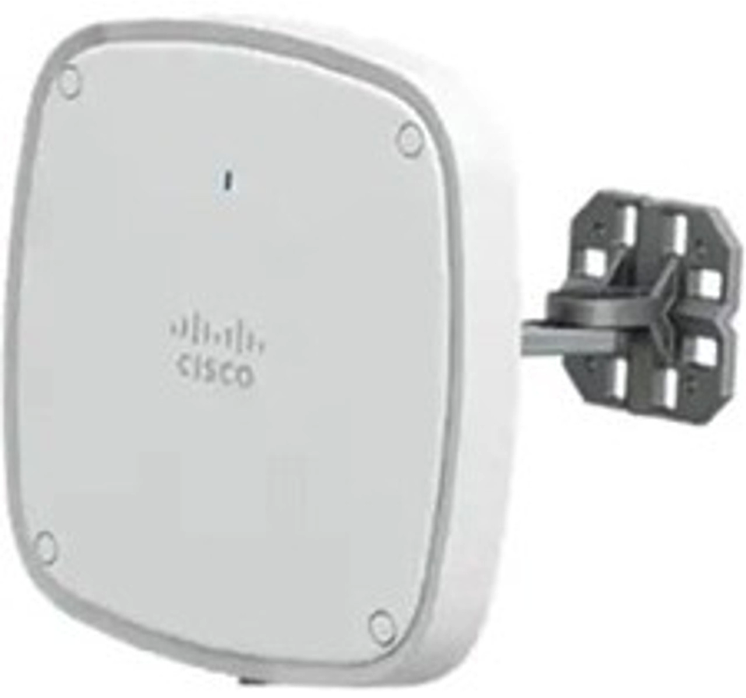White cisco wireless access point with a mounting bracket for meraki cw-acc-adpt1 c-antenna mount adapter