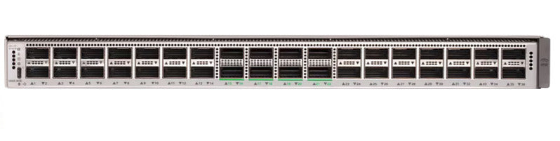 Cisco C9500X-28C8D-E | 28x100G + 8x400G, Non‑PoE, Uplinks: 8x400G, License: Network Essentials