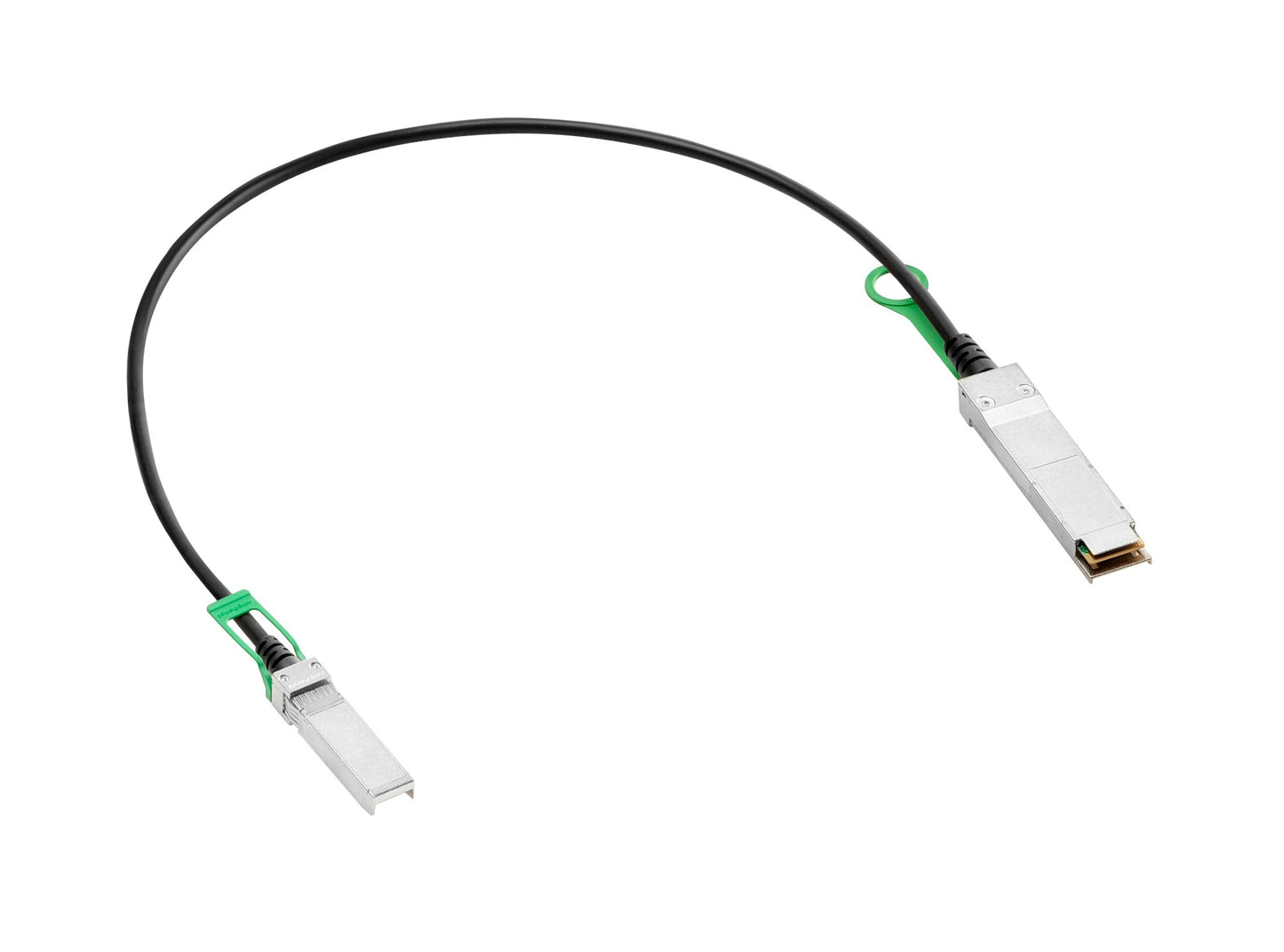 Aruba S1J07A | 50G DAC, QSFP56-to-SFP56, passive copper, 0.65m, 50GBASE-CR, direct-attach