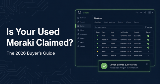 How to check if a used Cisco Meraki device is claimed or unclaimed - XS Network Tech