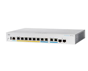 Cisco CBS350-8MGP-2X-AU | 8x 2.5G mGig PoE+ (802.3at) | 2x 10G SFP+ uplinks | Smart Managed L3 (no subscription)