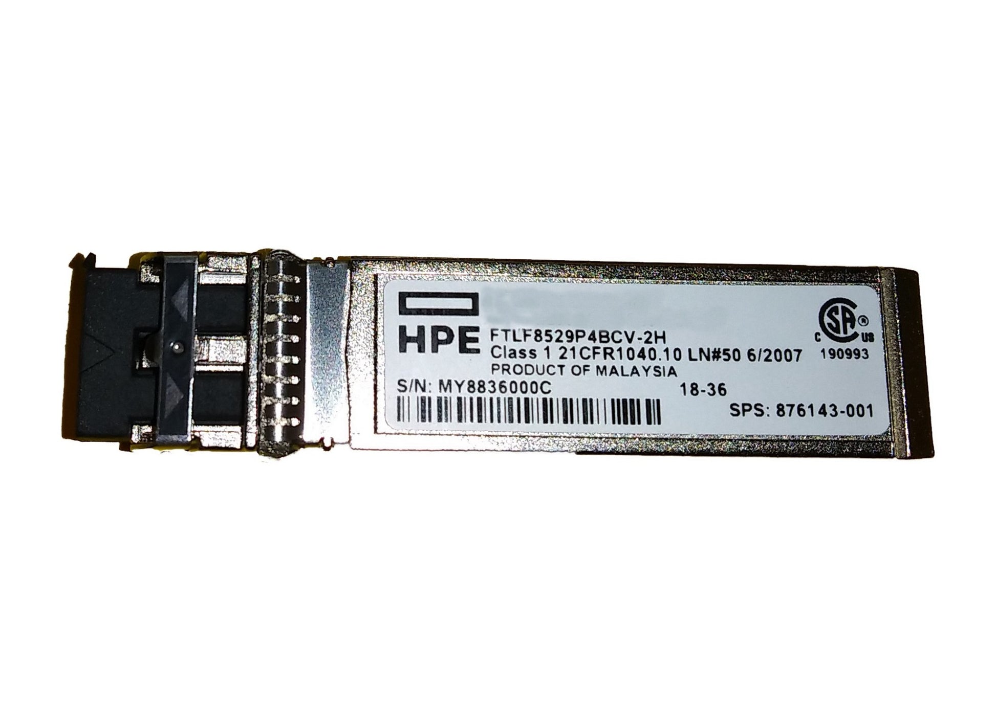 HPE AJ718A SFP+ 10GBASE-SR Transceiver Module 850nm 150m OM4