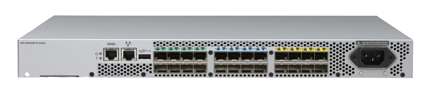 HPE R8P28A 24x 32G FC SFP28 1U switch with compact design