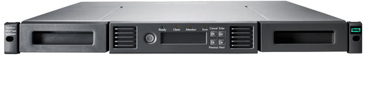 Aruba R1R75A | 1U 8‑slot LTO tape autoloader chassis, 0 drives, SAS/FC drive‑ready