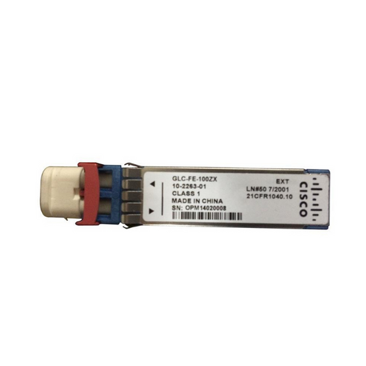 Cisco GLC-FE-100ZX SFP transceiver module 100BASE-ZX 1550nm 80km SMF LC