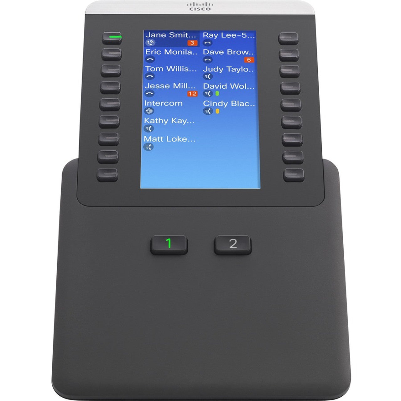 Cisco CP-8800-V-KEM-3PC 28-key color LCD video KEM 3-pack for 8800 IP phones