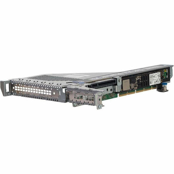 HPE P48406-B21 ML350 Gen11 FIO riser kit with silver rack and 2 PCIe x16 slots