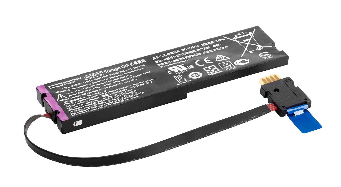 HPE 782961-B21 | 12W Smart Storage Li-ion battery | RAID cache backup power module | for Smart Array