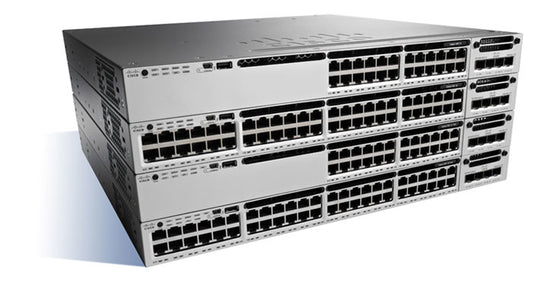 Cisco WS-C3850-24XU-E | 24x mGig (100M/1/2.5/5/10G) UPOE, uplinks: modular (0 included; up to 4x10G), IP Services
