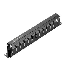 1RU 12 Slot Metal Cable Management Rail for 19