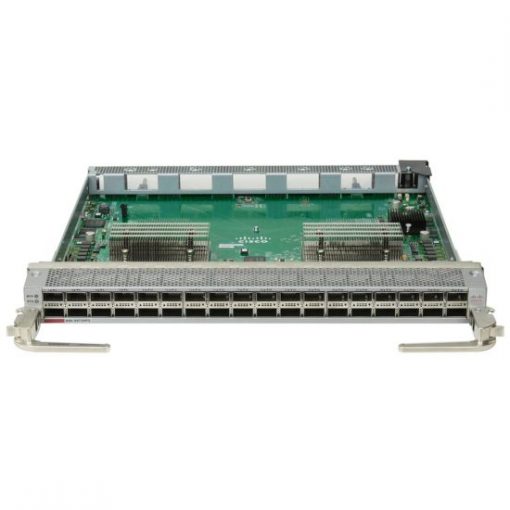 Cisco N9K-X9736C-EX 36-port 100G QSFP28 switch with green PCB