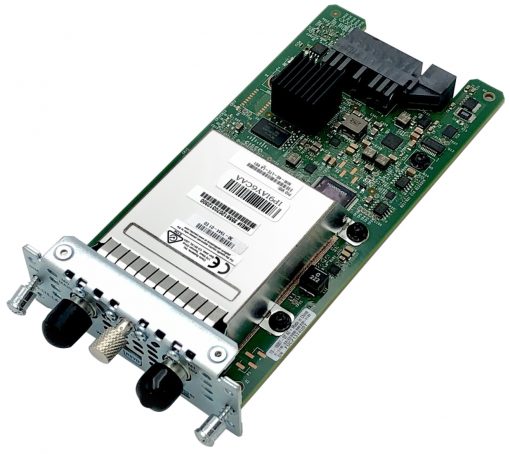 Cisco NIM-4G-LTE-LA 4G LTE module with green circuit board