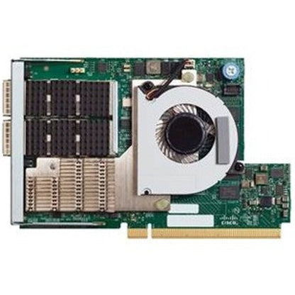 Cisco UCSC-MLOM-C100-04 green black CNA mLOM network card with heatsink