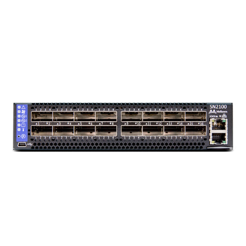 NVIDIA MSN2100-CB2RC | 16x100G QSFP28, non-PoE, uplinks: —, NOS: Cumulus