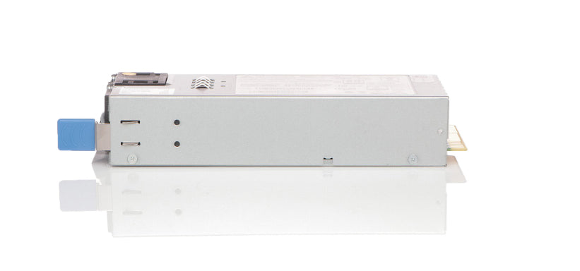 NVIDIA 930-9BPSU-00J4-000 silver PSU with blue and gold connectors