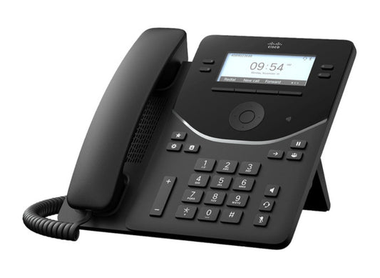 Cisco DP-9841-K9 | VoIP desk phone | 4 lines | LCD display | Carbon black