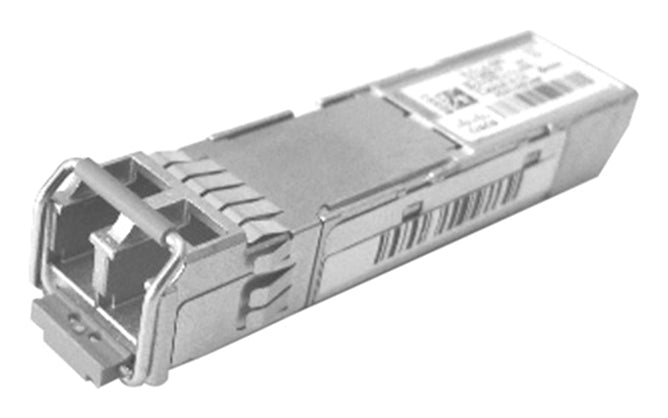 Cisco GLC-BX-D-I SFP 1GbE BiDi transceiver module with barcode label