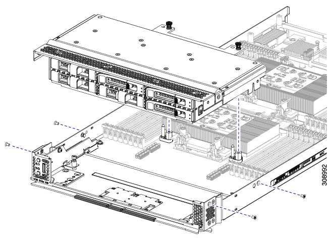 Cisco UCSX-RAID-M1L6 24G RAID controller with Cisco 2960 switch
