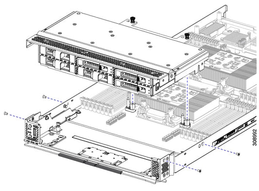 Cisco UCSX-RAID-M1L6 24G RAID controller with Cisco 2960 switch
