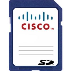 Cisco SD-X45-2GB-E 2GB SD card holder with blue case, white label, red logo