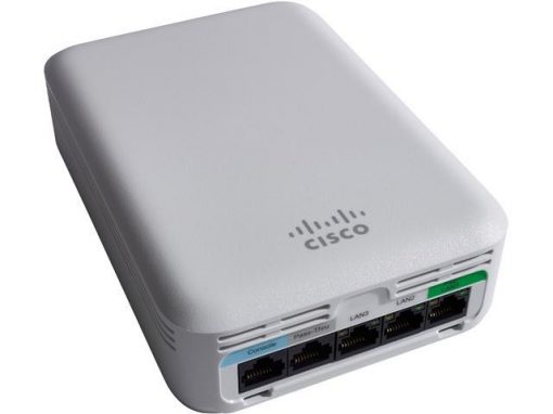 Cisco AIR-AP1810W-Z-K9 | Wi‑Fi 5 (802.11ac Wave 2), dual‑band 2.4/5 GHz; 2x2:2 MU‑MIMO; wall‑plate AP; 1x 1G uplink + 3x 1G LAN; 802.3af/at PoE‑in