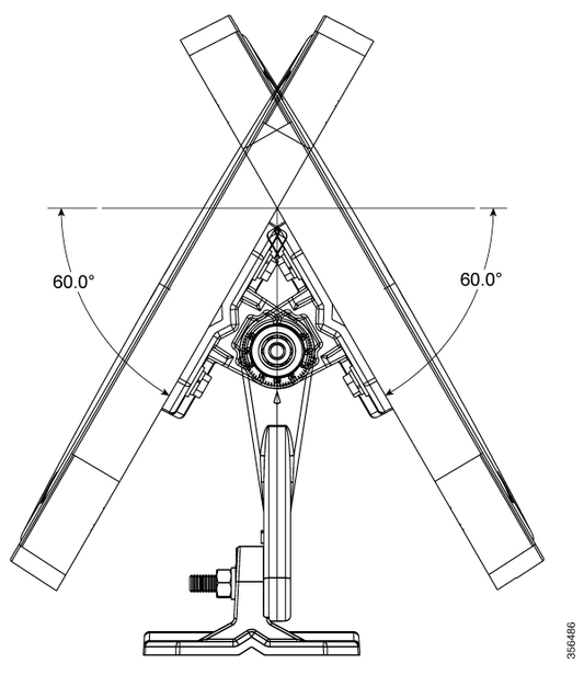 Cisco IW-ACC-BRK1 | Articulating mount bracket | vertical + horizontal tilt | for IW9167 | wall/pole compatible