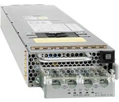Cisco Nexus 7000 3kW DC PSU in silver server rack