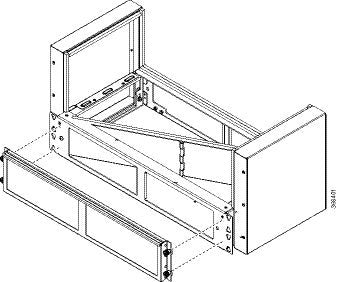 Cisco A903-FAN-F-B | ASR 903 fan tray filter blank panel, airflow cover